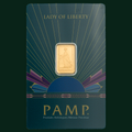 2.5g Gold Bar Lady of Liberty