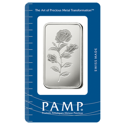 PAMP Suisse Rosa 1 oz Silver Bullion Bar
