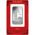 Lunar Rabbit Silver Minted Bar - 1oz