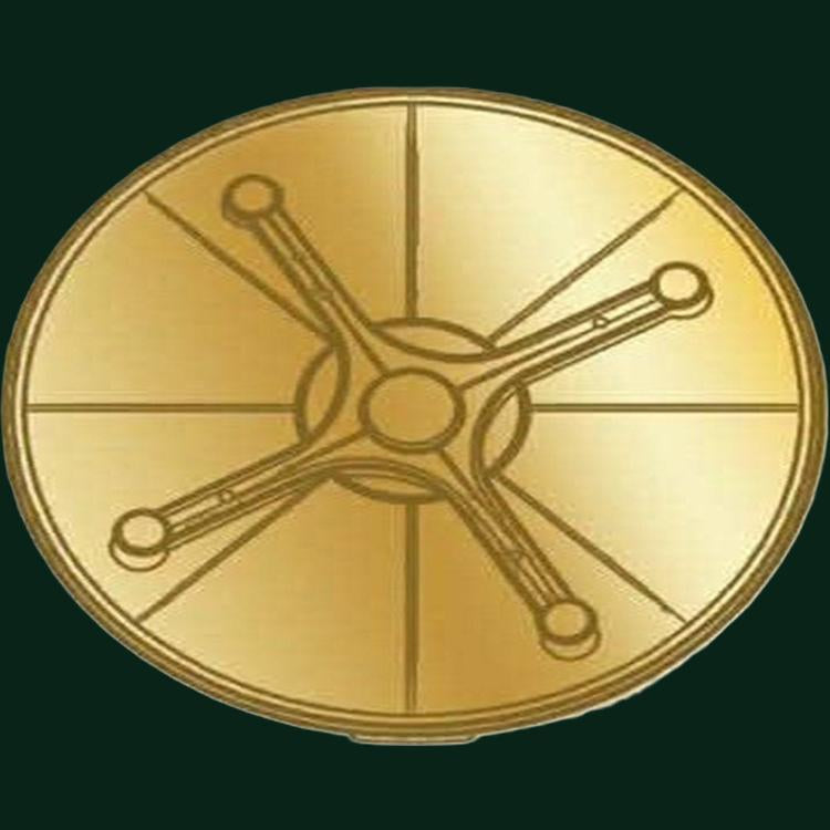 ROULETTE 1/1000 Oz Gold Round in Card