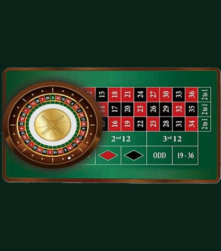 ROULETTE 1/1000 Oz Gold Round in Card