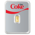 Diet Coke Coca Cola 1g Gold Bar